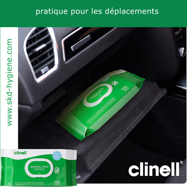 lingette pour les déplacements