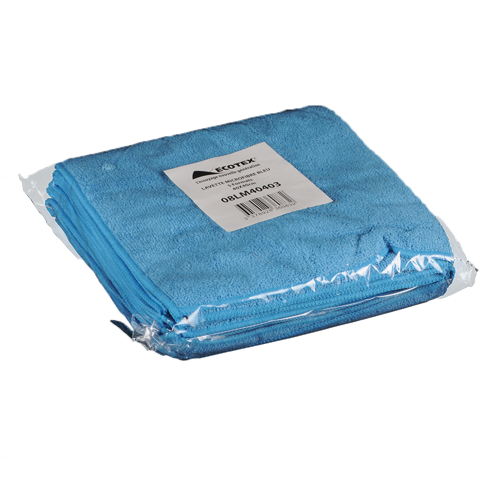 Lavette microfibre SOFT 100% recyclée 40 x 40 cm - Hypronet