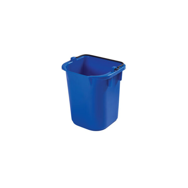 seau de couleur bleu