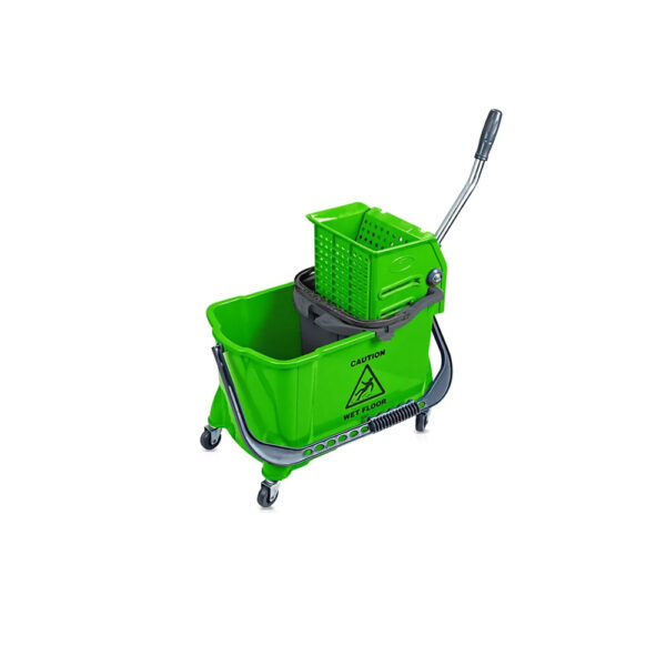 chariot femme de ménage-vert