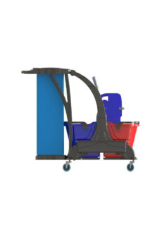 chariot de ménage avec presse