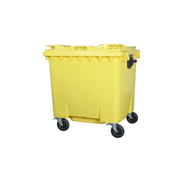 conteneurs poubelles jaunes