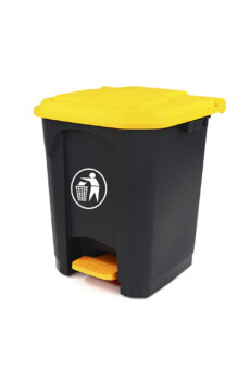 poubelle environnement jaune
