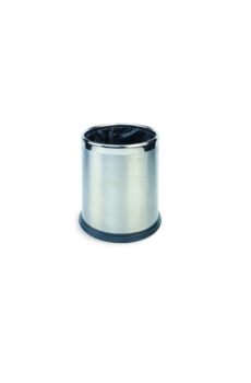 poubelle inox sans couvercle