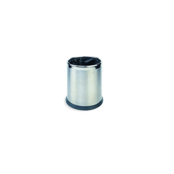 poubelle inox sans couvercle