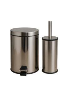 poubelle et brosse toilette