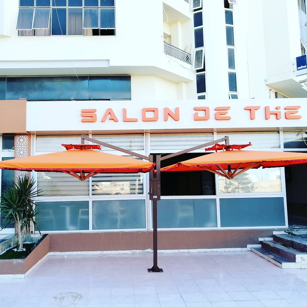 parasol double tunisie orange parasol double tunisie orange